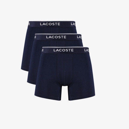 Lacoste Erkek 3'lü Lacivert Boxer Lacoste Erkek 3'lü Lacivert Boxer