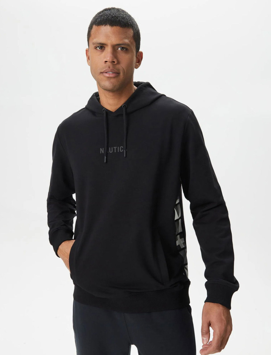Nautica Erkek Siyah Standart Fit Sweatshirt Nautica Erkek Siyah Standart Fit Sweatshirt