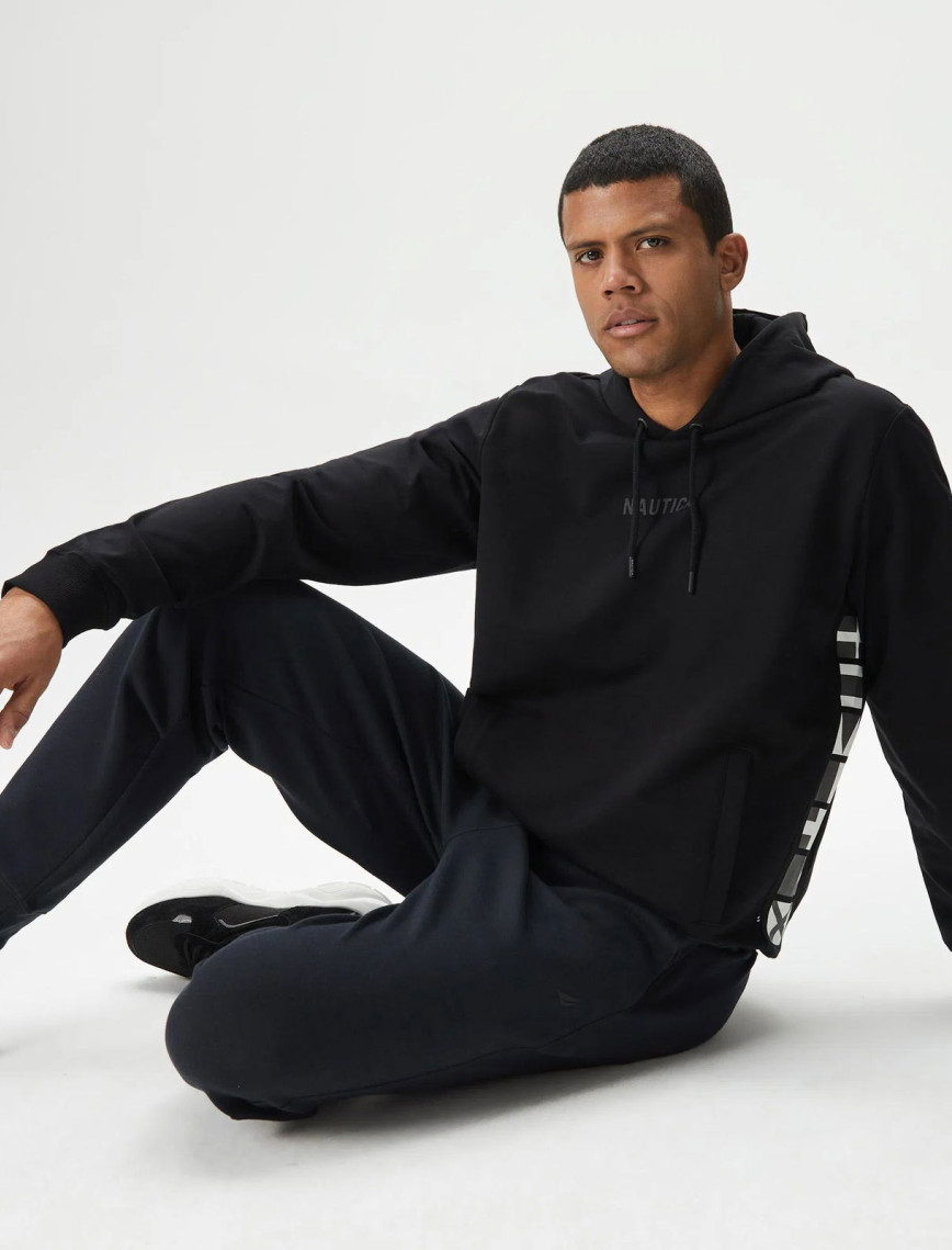 Nautica Erkek Siyah Standart Fit Sweatshirt Nautica Erkek Siyah Standart Fit Sweatshirt