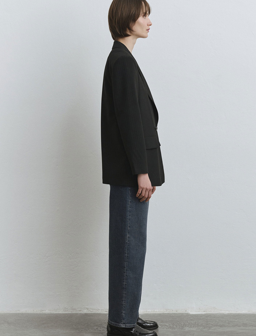 Mavi Çizgili Blazer 1110519-85353 Mavi Çizgili Blazer 1110519-85353