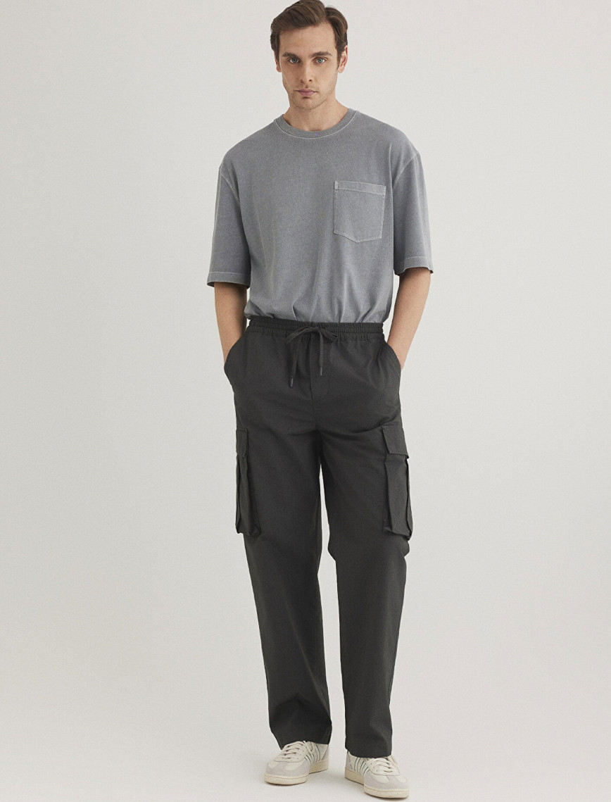 Mavi Siyah Kargo Pantolon 0010429-89939 Mavi Siyah Kargo Pantolon 0010429-89939