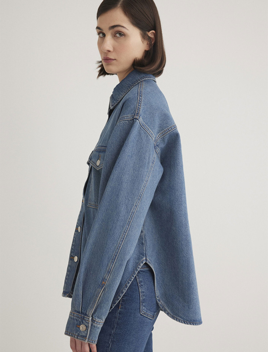 Mavi Bekka Classic Denim Indigo Mavisi Jean Gömlek Boyfriend 1211000-89250 Mavi Bekka Classic Denim Indigo Mavisi Jean Gömlek Boyfriend 1211000-89250