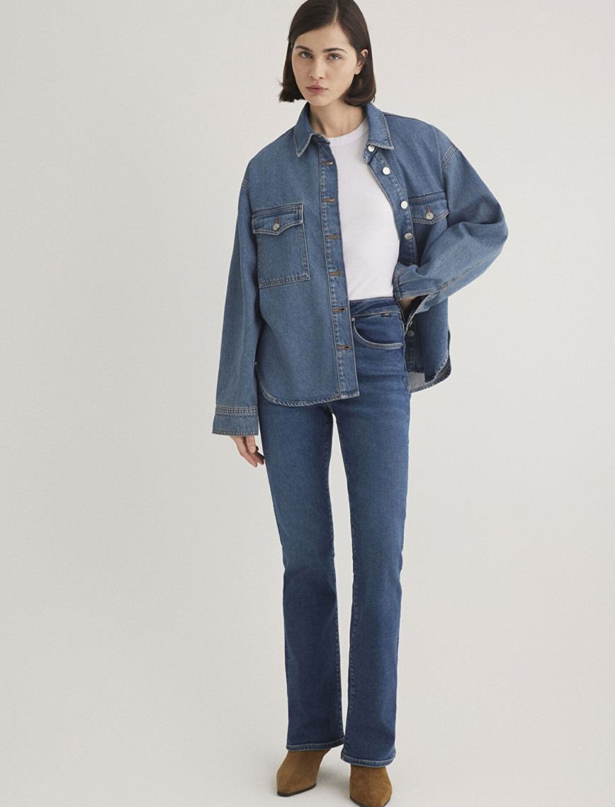 Mavi Bekka Classic Denim Indigo Mavisi Jean Gömlek Boyfriend 1211000-89250 Mavi Bekka Classic Denim Indigo Mavisi Jean Gömlek Boyfriend 1211000-89250