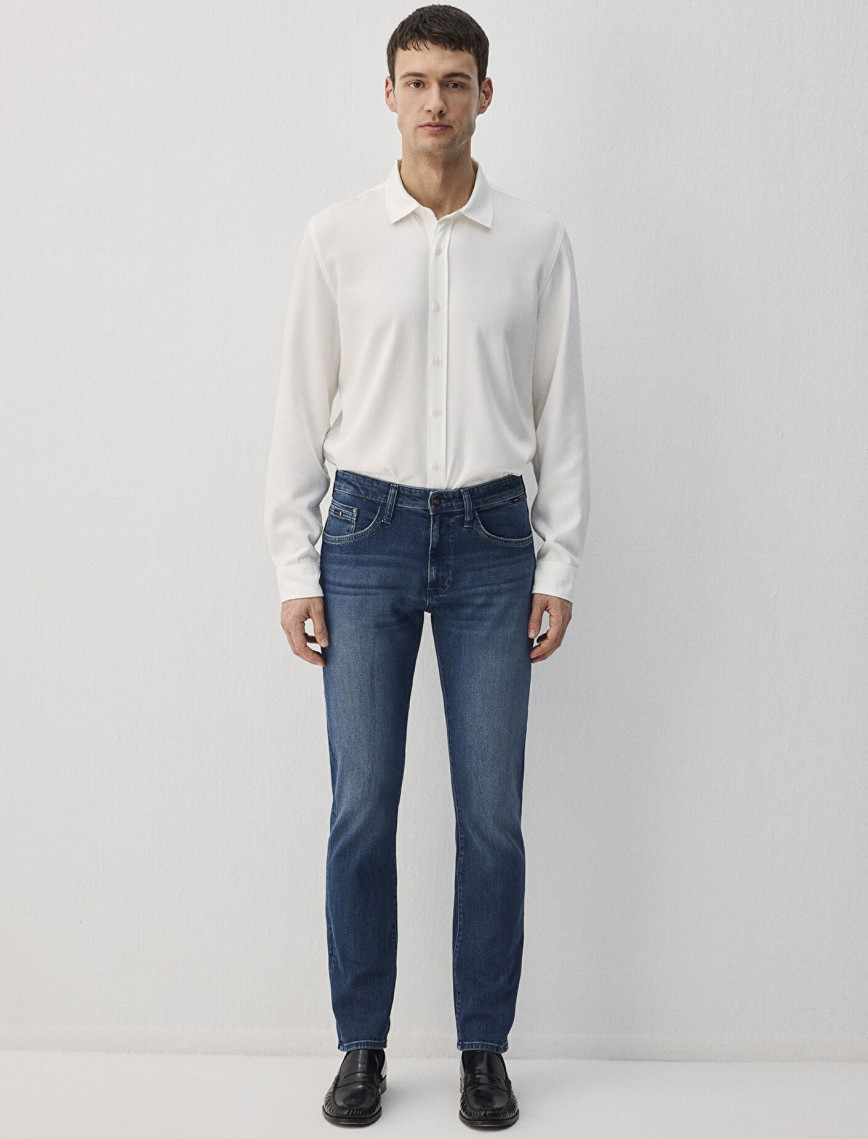 Mavi Marcus Lux Black İndigo Mavisi Jean Pantolon 0035189349