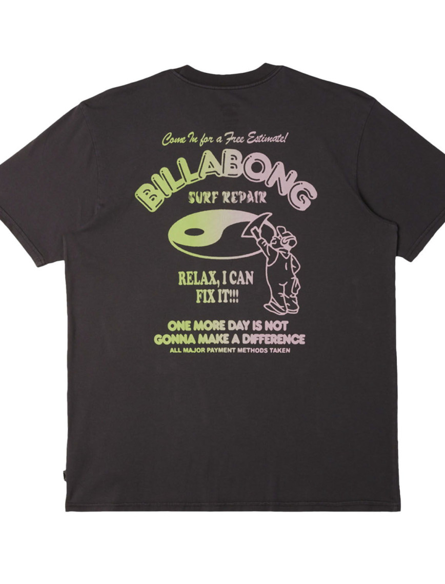 Billabong Relax Ss Ww Erkek Siyah Tişört
