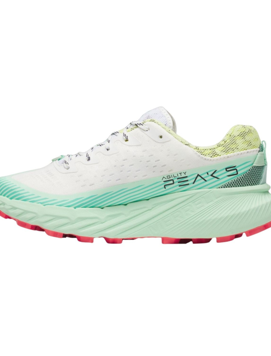 Merrell Agility Peak 5 Kadın Beyaz Patika Koşusu Ayakkabısı