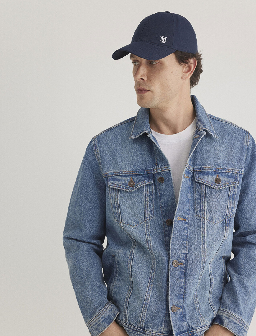 Mavi Drake Classic Denim Puslu Indigo Mavi Jean Ceket 010143-89136