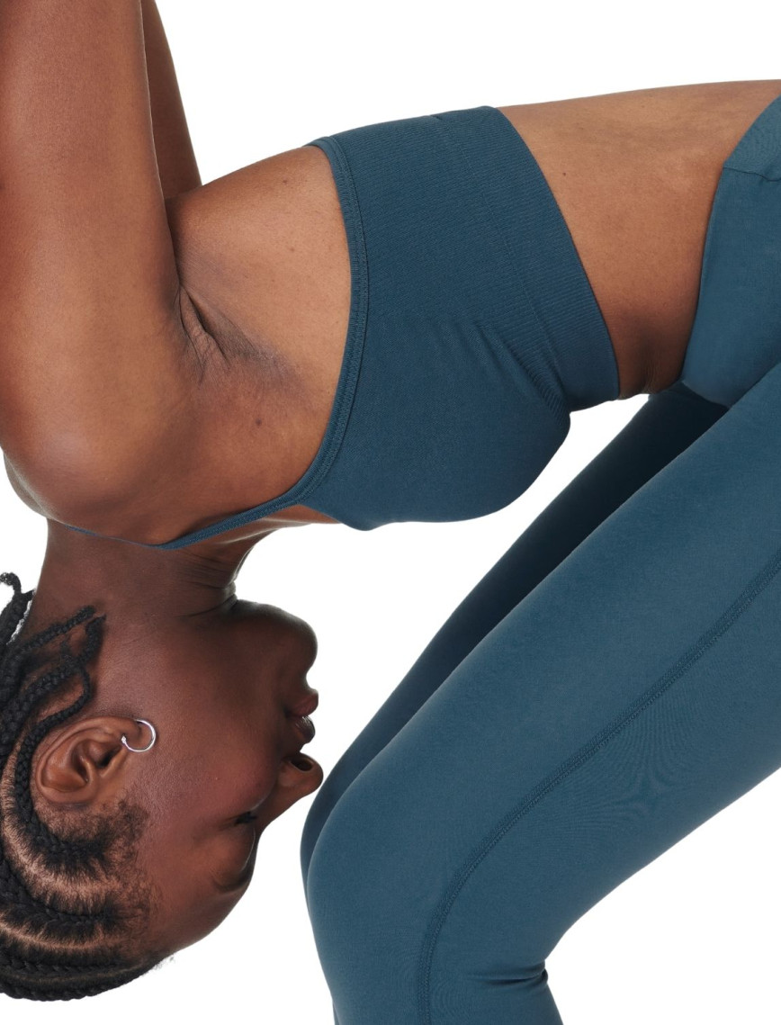 Sweaty Betty Spirit Restored Seamless Kadın Mavi Yoga Bra Sweaty Betty Spirit Restored Seamless Kadın Mavi Yoga Bra