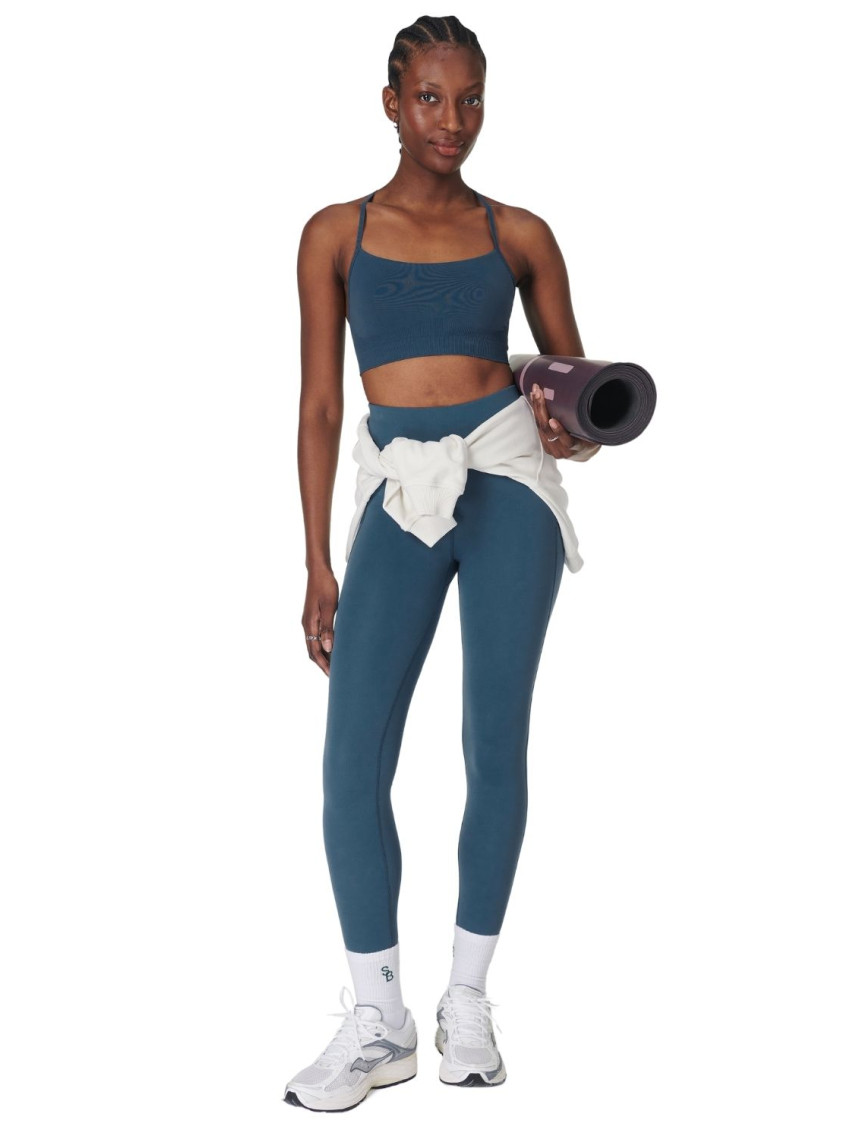 Sweaty Betty Spirit Restored Seamless Kadın Mavi Yoga Bra Sweaty Betty Spirit Restored Seamless Kadın Mavi Yoga Bra