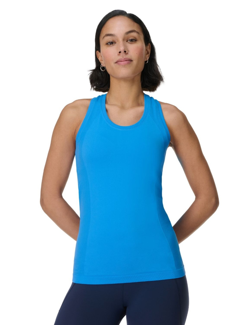 Sweaty Betty Athlete Seamless Workout Kadın Mavi Tank Top Sweaty Betty Athlete Seamless Workout Kadın Mavi Tank Top