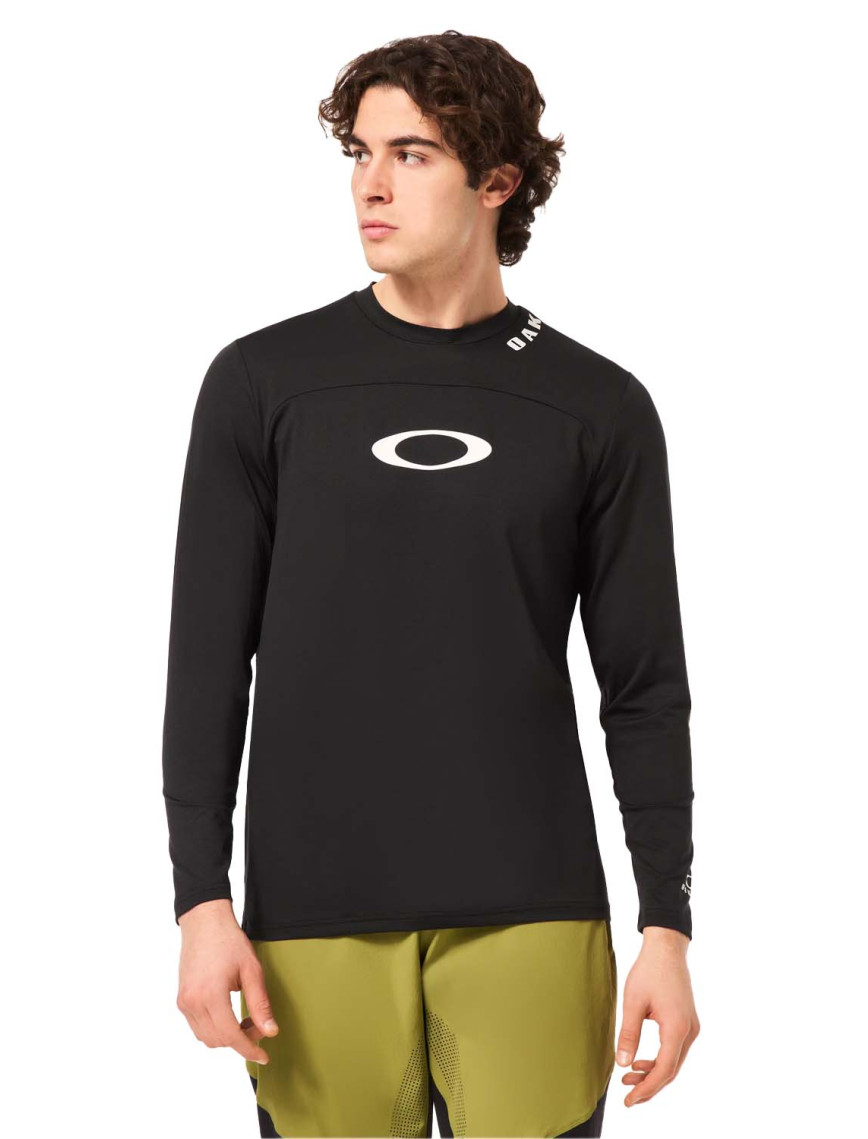 Oakley Free Ride Rc Ls Jersey Erkek Siyah Tişört Oakley Free Ride Rc Ls Jersey Erkek Siyah Tişört