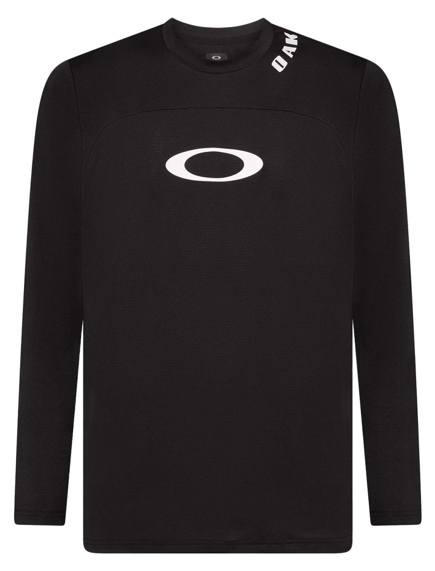 Oakley Free Ride Rc Ls Jersey Erkek Siyah Tişört Oakley Free Ride Rc Ls Jersey Erkek Siyah Tişört