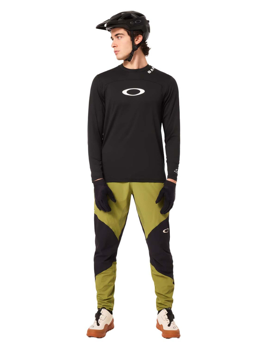 Oakley Free Ride Rc Ls Jersey Erkek Siyah Tişört Oakley Free Ride Rc Ls Jersey Erkek Siyah Tişört