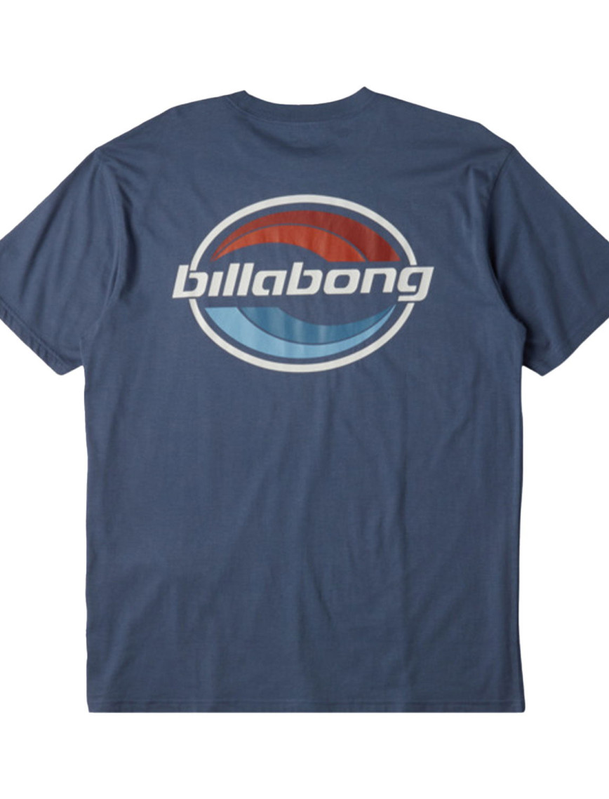 Billabong Walled Ss Erkek Mavi Tişört Billabong Walled Ss Erkek Mavi Tişört