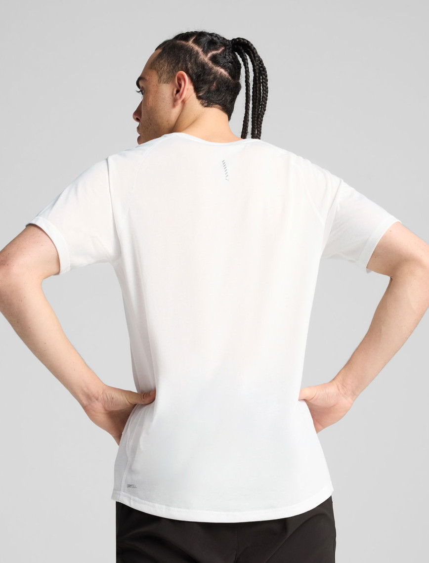 Puma Run Velocity Tri-Blend Erkek Beyaz T-Shirt Puma Run Velocity Tri-Blend Erkek Beyaz T-Shirt