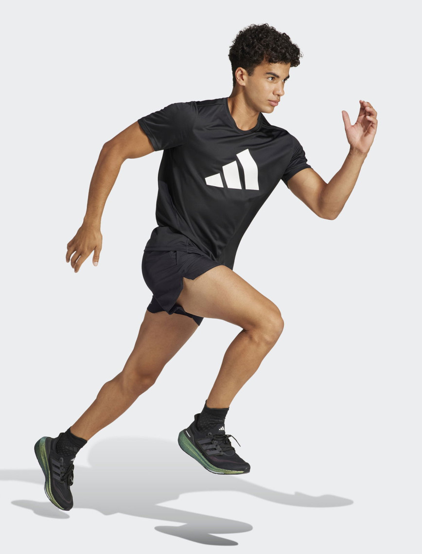adidas Run It Erkek Siyah Koşu T-Shirt adidas Run It Erkek Siyah Koşu T-Shirt