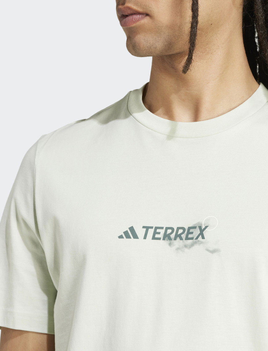 adidas Terrex Graphic Erkek Yeşil T-Shirt adidas Terrex Graphic Erkek Yeşil T-Shirt