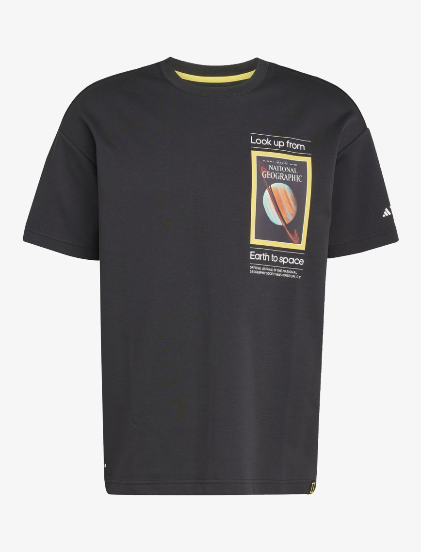 adidas Nat Geo Aeroready Graphic Erkek Siyah T-Shirt adidas Nat Geo Aeroready Graphic Erkek Siyah T-Shirt