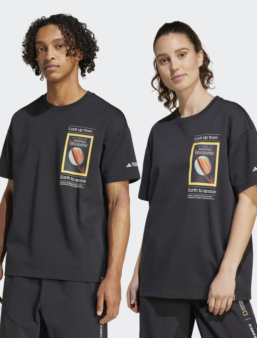 adidas Nat Geo Aeroready Graphic Erkek Siyah T-Shirt adidas Nat Geo Aeroready Graphic Erkek Siyah T-Shirt