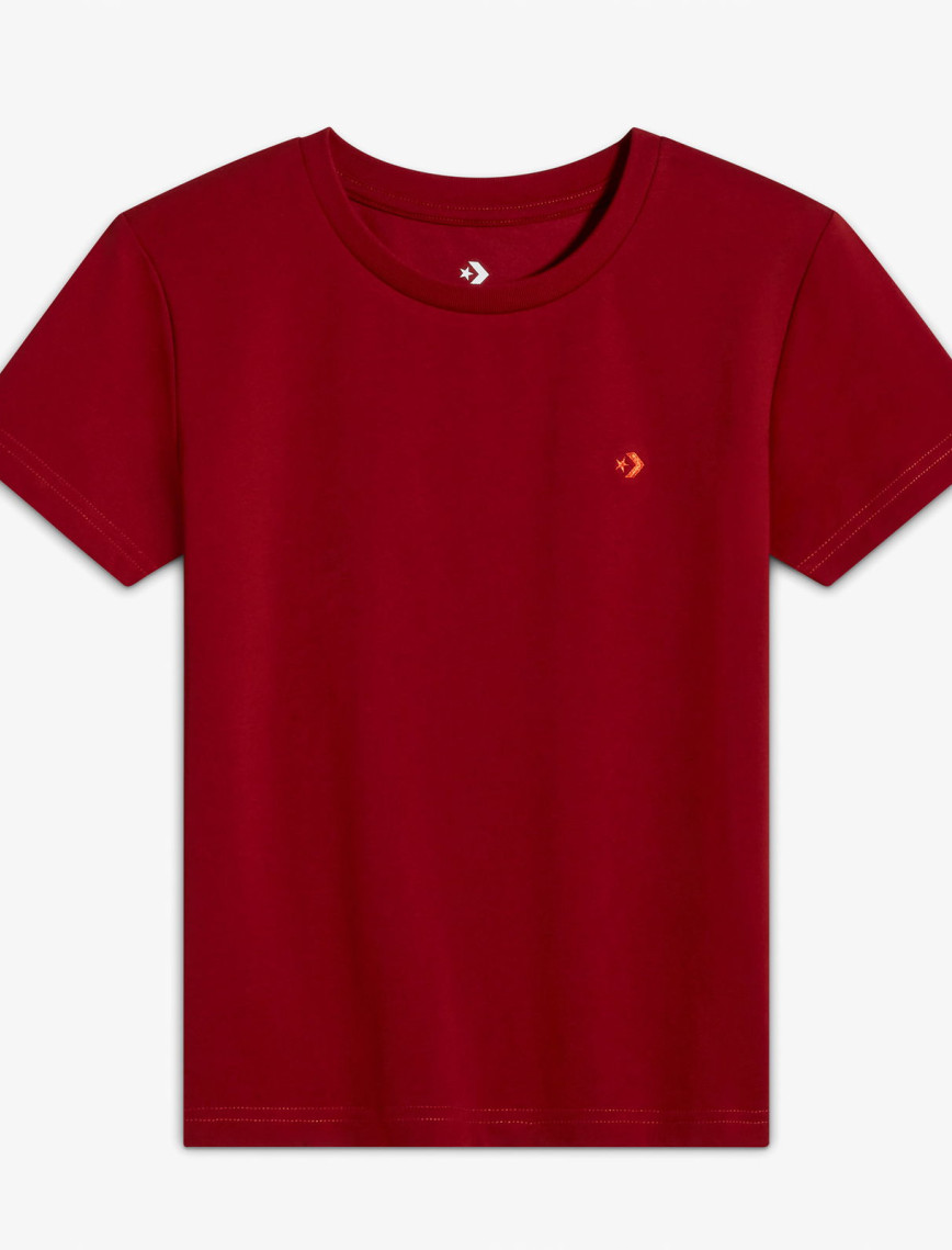 Converse Slim Fit Kadın Pembe T-Shirt Converse Slim Fit Kadın Pembe T-Shirt