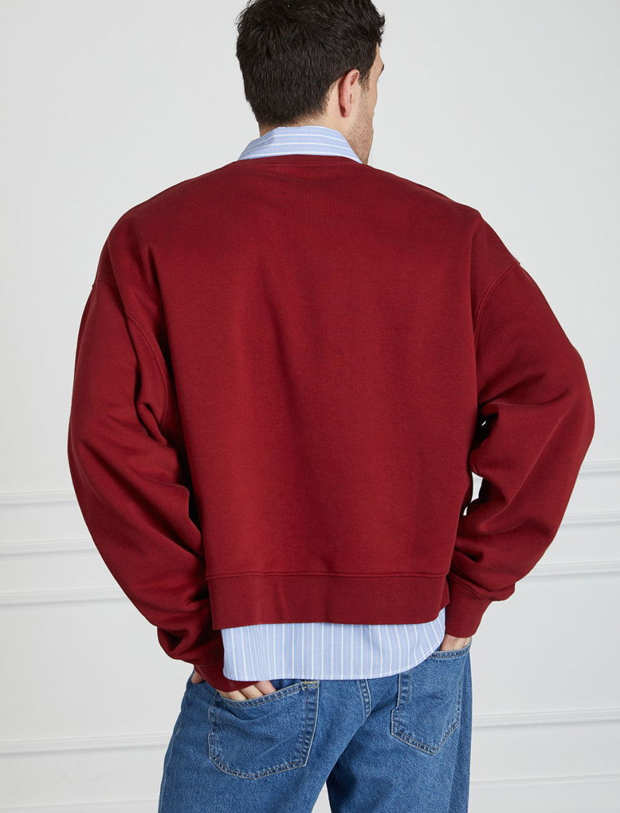 Yıkamalı Basic Sweatshirt Yıkamalı Basic Sweatshirt