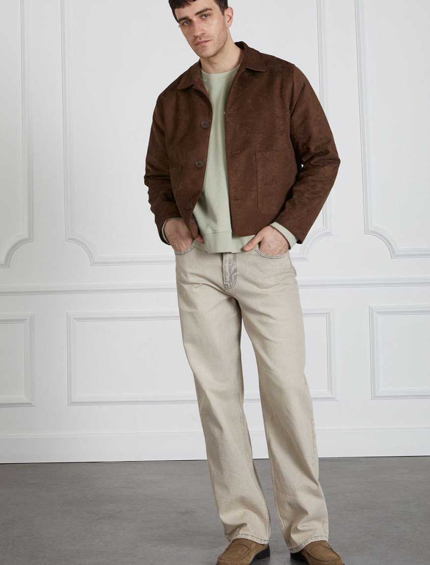 Yıkamalı Basic Sweatshirt Yıkamalı Basic Sweatshirt