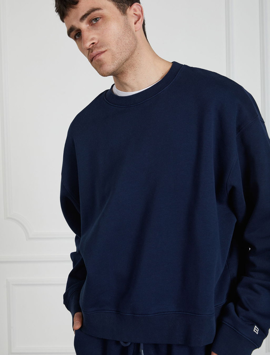 Yıkamalı Basic Sweatshirt Yıkamalı Basic Sweatshirt