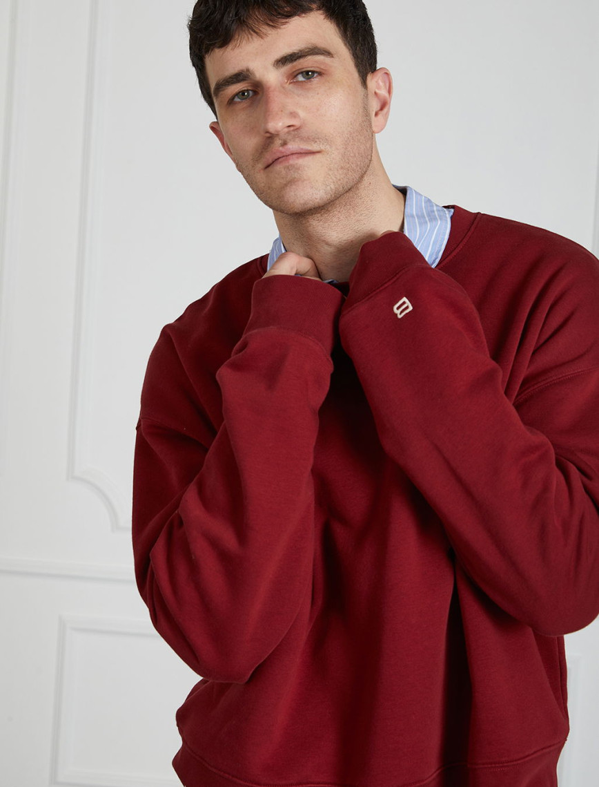 Yıkamalı Basic Sweatshirt Yıkamalı Basic Sweatshirt