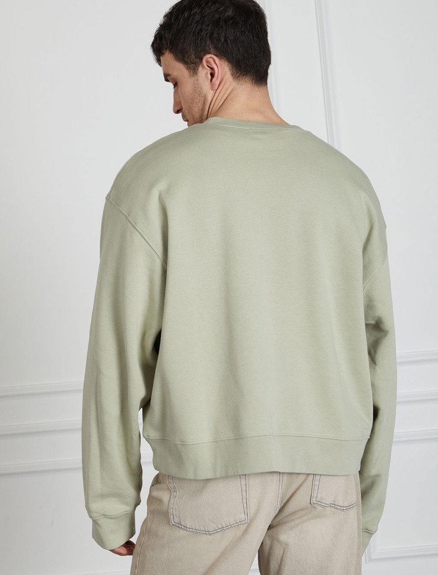 Yıkamalı Basic Sweatshirt Yıkamalı Basic Sweatshirt