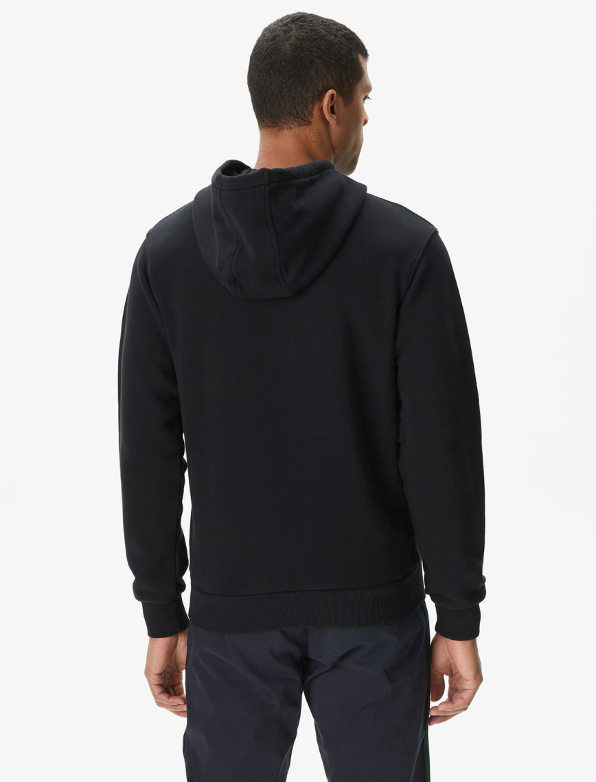 Lacoste Erkek Relaxed Fit Kapüşonlu Baskılı Siyah Sweatshirt Lacoste Erkek Relaxed Fit Kapüşonlu Baskılı Siyah Sweatshirt
