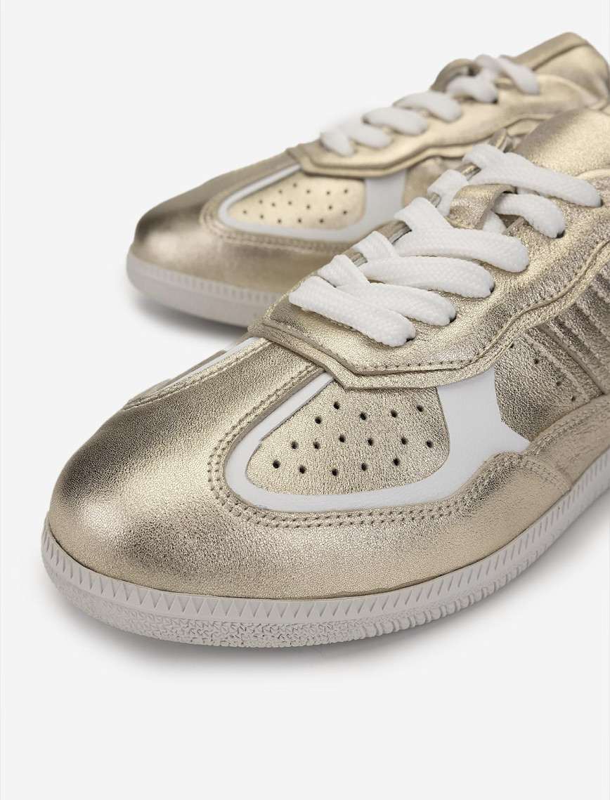 Valmenti Kadın Hakiki Deri Gold Sneakers & Spor Ayakkabı