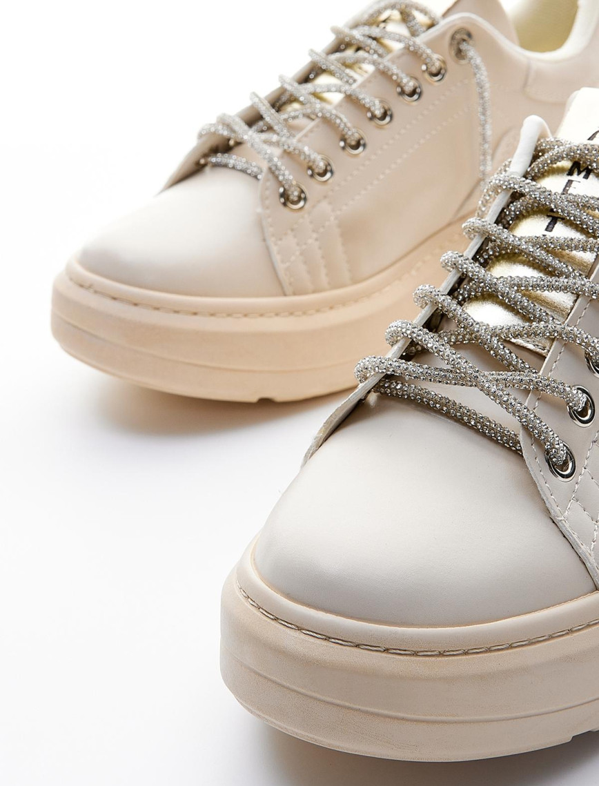 Valmenti Clair Kadın Bej Vegan Spor Ayakkabı