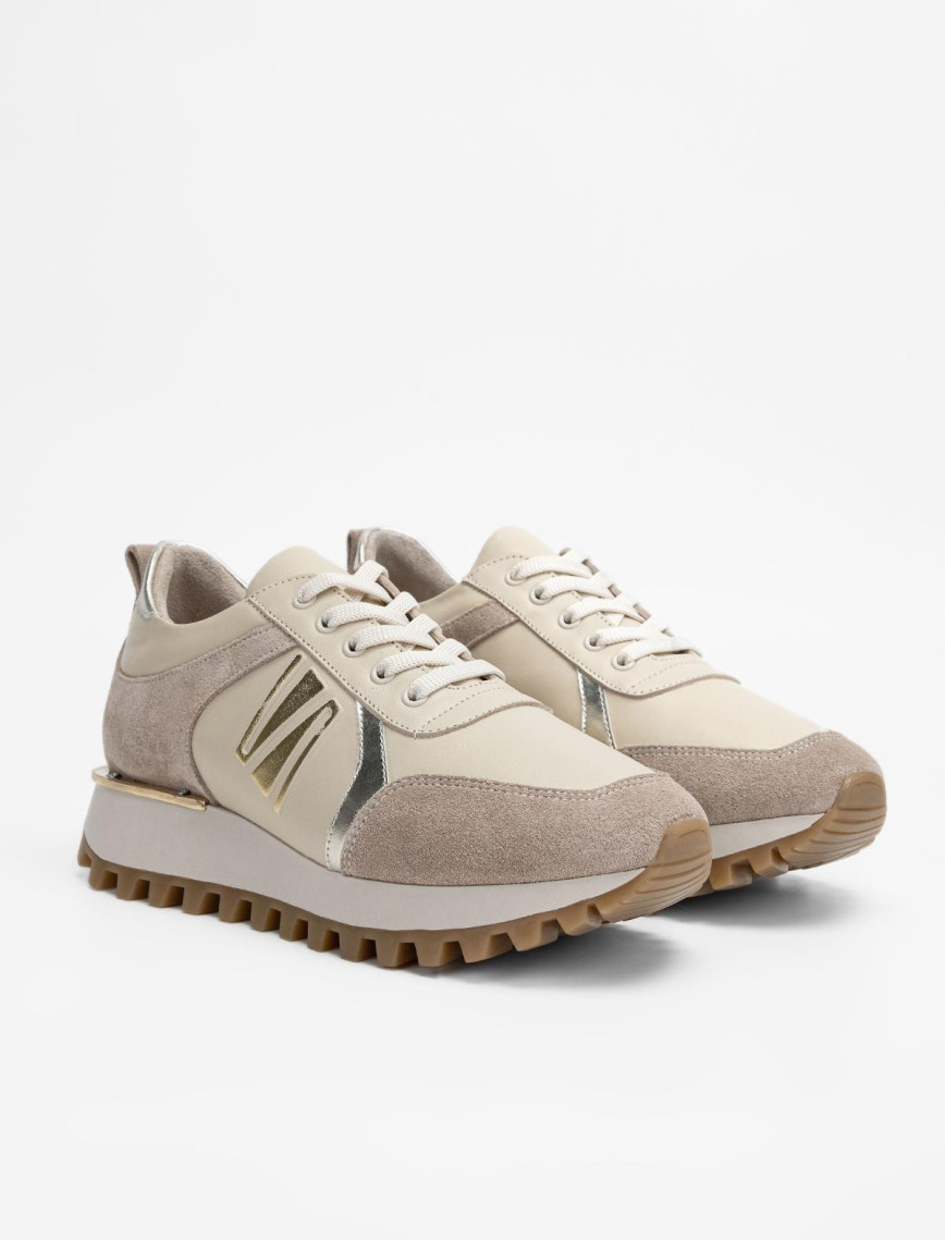 Valmenti Kadın Bej Hakiki Deri Sneakers & Spor Ayakkabı Valmenti Kadın Bej Hakiki Deri Sneakers & Spor Ayakkabı