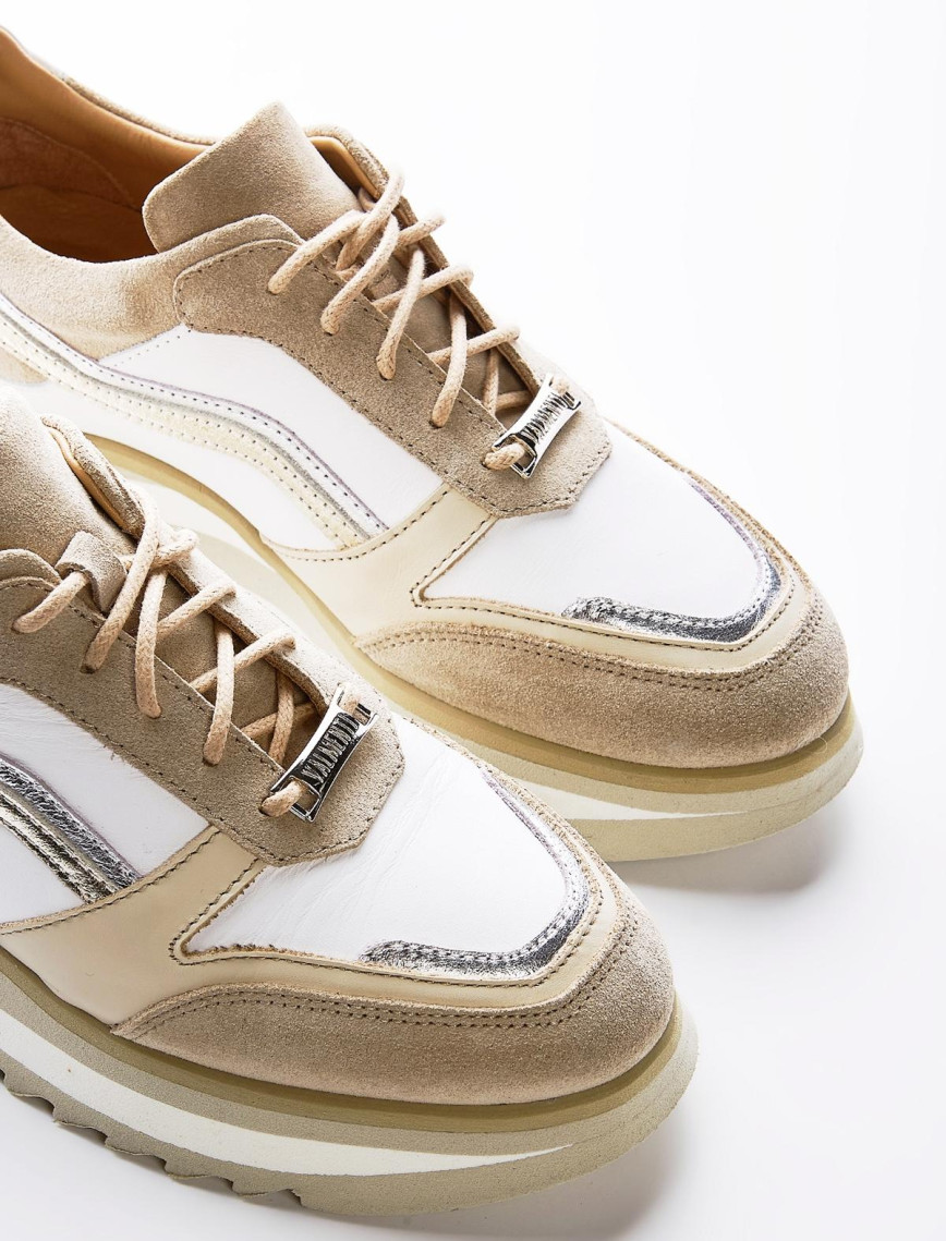 Valmenti Lucia Kadın Bej Hakiki Deri Sneakers & Spor Ayakkabı Valmenti Lucia Kadın Bej Hakiki Deri Sneakers & Spor Ayakkabı