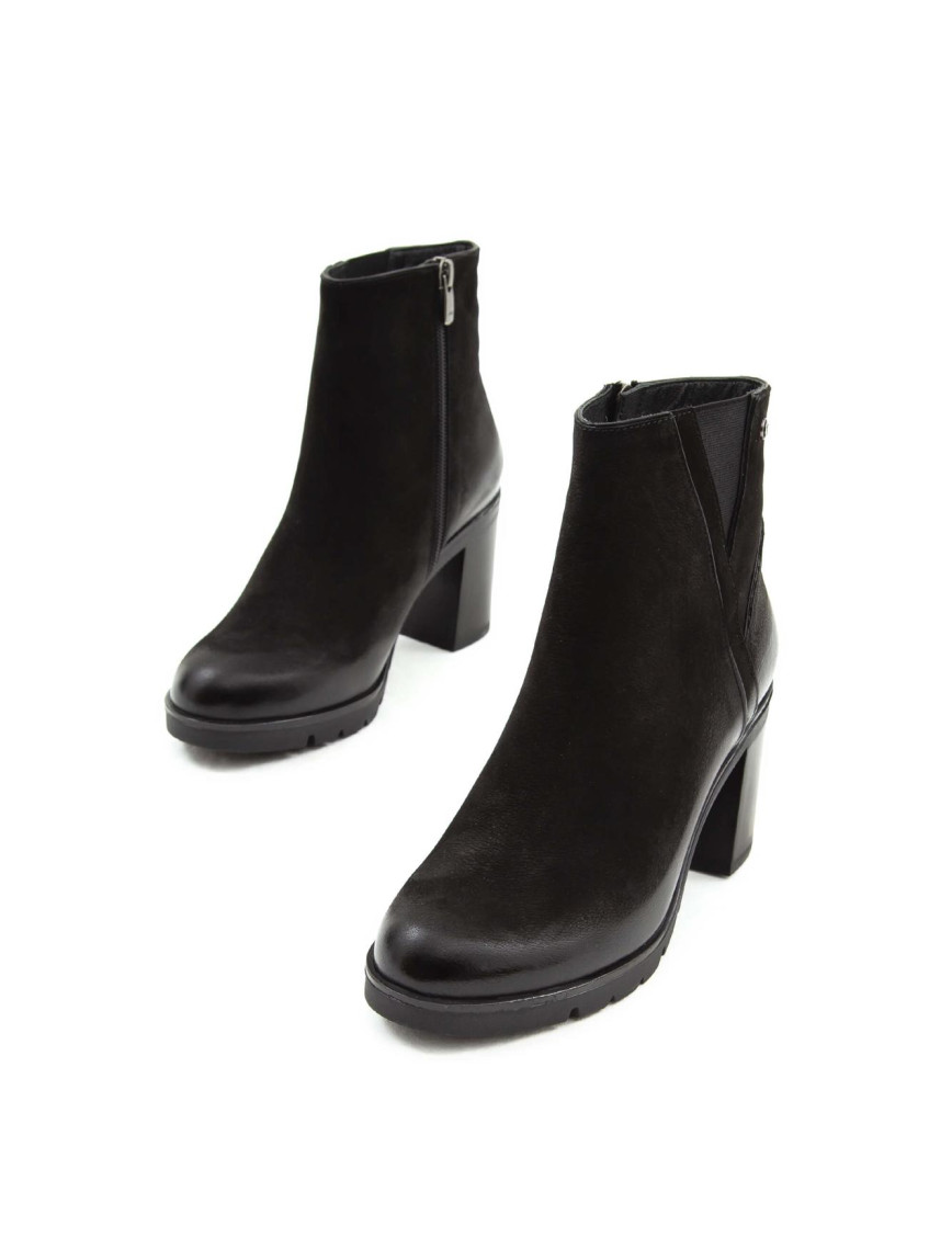 Tamer Tanca Kadın Hakiki Deri Siyah Nubuk Klasik Bot Tamer Tanca Kadın Hakiki Deri Siyah Nubuk Klasik Bot