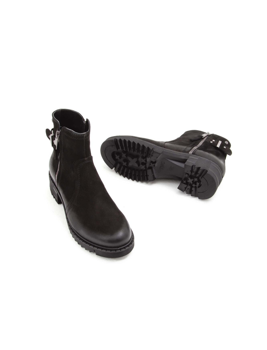 Tamer Tanca Kadın Hakiki Deri Siyah Nubuk Günlük Bot Tamer Tanca Kadın Hakiki Deri Siyah Nubuk Günlük Bot