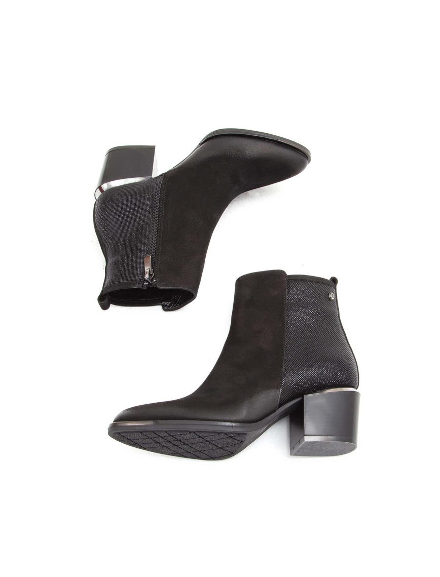 Tamer Tanca Kadın Hakiki Deri Siyah Nubuk Klasik Bot Tamer Tanca Kadın Hakiki Deri Siyah Nubuk Klasik Bot