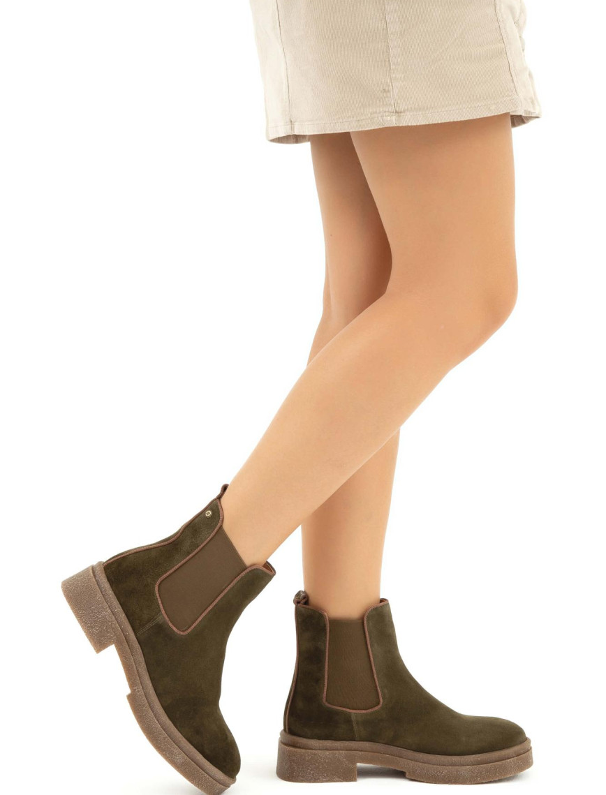 Tamer Tanca Kadın Hakiki Deri Yeşil Casual Bot Tamer Tanca Kadın Hakiki Deri Yeşil Casual Bot