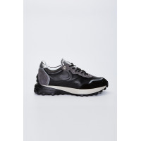 Valmenti Jianna Kadın Siyah Hakiki Deri Spor Ayakkabı