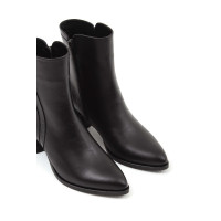 Tamer Tanca Kadın Hakiki Deri Siyah Klasik Bot Tamer Tanca Kadın Hakiki Deri Siyah Klasik Bot