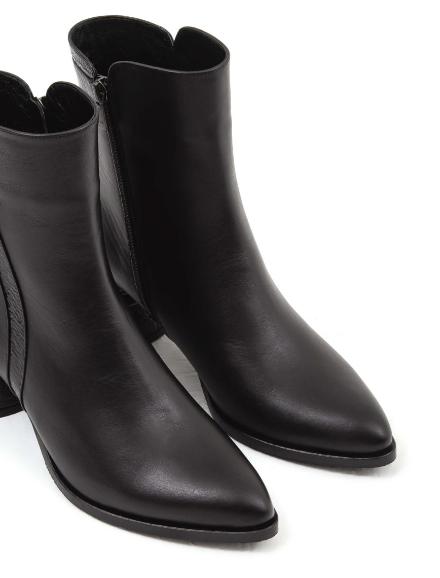 Tamer Tanca Kadın Hakiki Deri Siyah Klasik Bot Tamer Tanca Kadın Hakiki Deri Siyah Klasik Bot