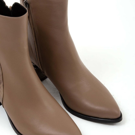 Tamer Tanca Kadın Hakiki Deri Vizon Klasik Bot