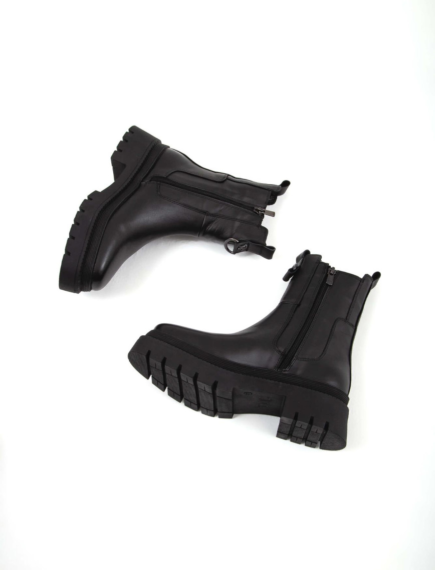 Tamer Tanca Kadın Hakiki Deri Siyah Günlük Bot Tamer Tanca Kadın Hakiki Deri Siyah Günlük Bot