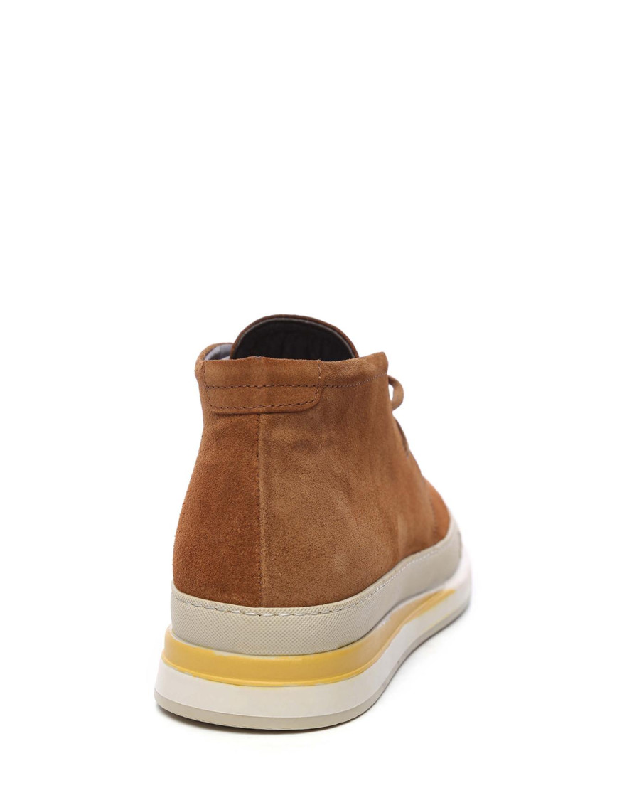 Tamer Tanca Erkek Hakiki Deri Taba Süet Casual Bot