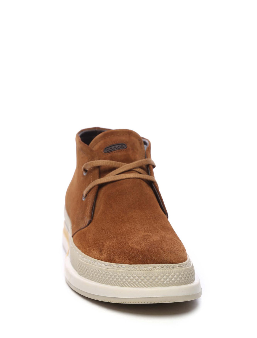 Tamer Tanca Erkek Hakiki Deri Taba Süet Casual Bot