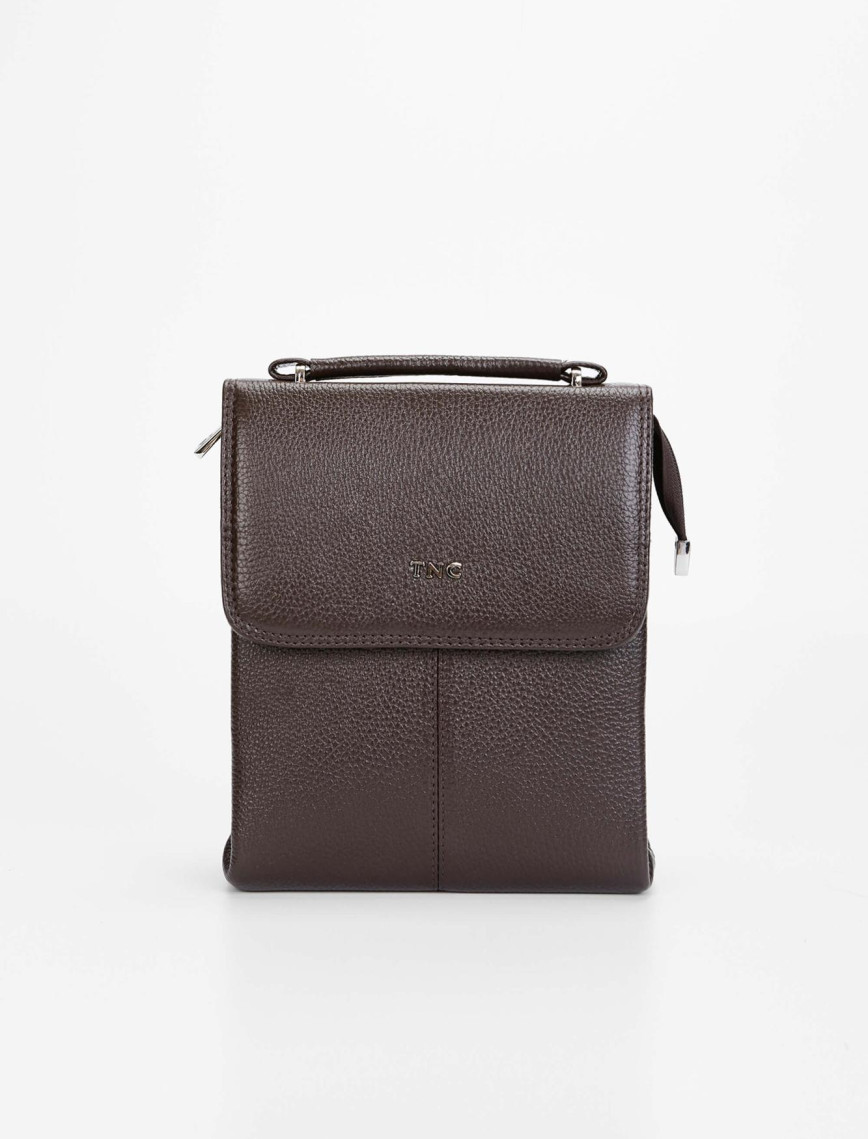 Tamer Tanca Erkek Hakiki Deri Kahverengi Postacı Çantası Tamer Tanca Erkek Hakiki Deri Kahverengi Postacı Çantası