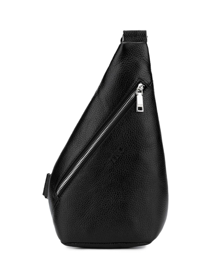 Tamer Tanca Erkek Hakiki Deri Siyah Body Bag Çanta Tamer Tanca Erkek Hakiki Deri Siyah Body Bag Çanta