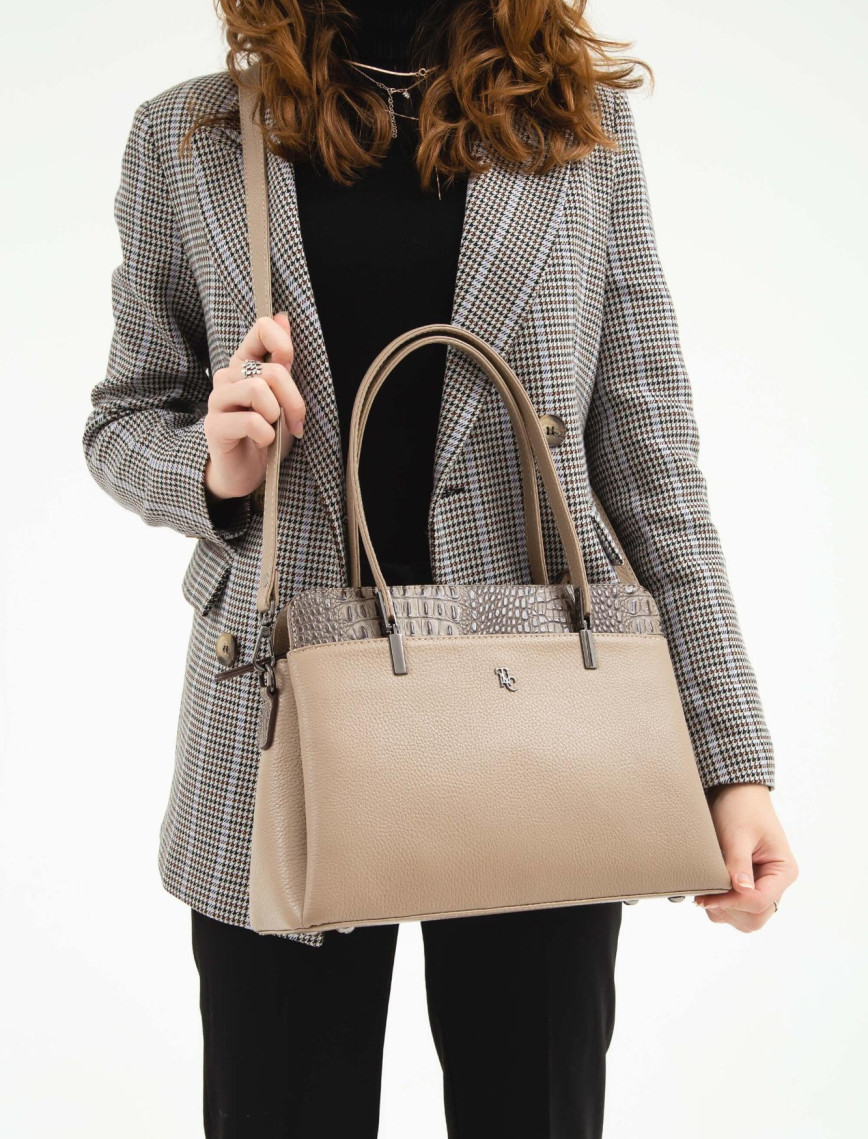 Tamer Tanca Kadın Hakiki Deri Vizon Kol Çantası Tamer Tanca Kadın Hakiki Deri Vizon Kol Çantası