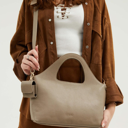 Tamer Tanca Kadın Hakiki Deri Vizon Kol Çantası