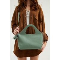 Tamer Tanca Kadın Hakiki Deri Yeşil Kol Çantası Tamer Tanca Kadın Hakiki Deri Yeşil Kol Çantası